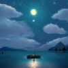 Download track Boat + Lake + Moon