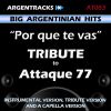 Download track Por Que Te Vas In The Style Of Attaque 77 (Instrumental Version)