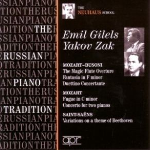 Download track MOZART Concerto For Two Pianos And Orchestra In E Flat, Â K365. II Andante Emil Gilels, Yakov Zak