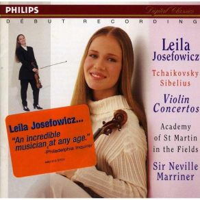 Download track 02 - Violin Concerto In D, Op. 35- II. Canzonetta - Andante Leila Josefowicz, The Academy Of St. Martin In The Fields