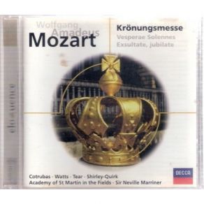 Download track Krönungsmesse In C-Dur KV317 - 6. Agnus Dei Mozart, Joannes Chrysostomus Wolfgang Theophilus (Amadeus)