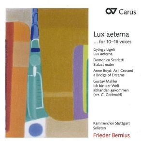 Download track 1. György Ligeti: Lux Aeterna For 16 Voices Kammerchor Stuttgart