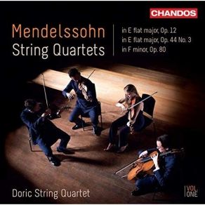 Download track 1.02. String Quartet No. 1 In E-Flat Major, Op. 12, MWV R25 II. Canzonetta. Allegretto-Più Mosso Jákob Lúdwig Félix Mendelssohn - Barthóldy