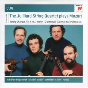 Download track Mozart: String Quintet No. 5 In D Major K593 - 1 Larghetto; Allegro Juilliard String Quartet