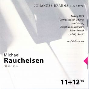 Download track Liebesklage Eines Mädchens, Op. 48 Nr. 3 (Aus „Des Knaben Wunderhorn“) Michael Raucheisen