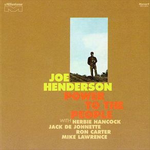 Download track Power To The People Joe Henderson