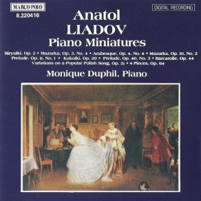 Download track Prélude En Si Mineur, Op. 11 No. 1 Lyadov Anatolii Konstantinovich