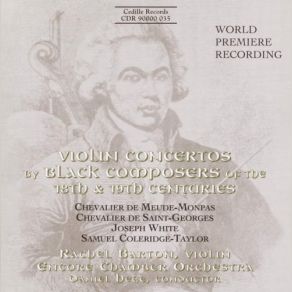 Download track Saint-Georges: Violin Concerto In A Major, Op. 5 No. 2: II. Largo Rachel Barton Pine, Daniel Hege, Encore Chamber Orchestra