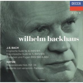 Download track 12. J. S. Bach - French Suite No. 5 In G Major BMV 816: VI. Loure Wilhelm Backhaus