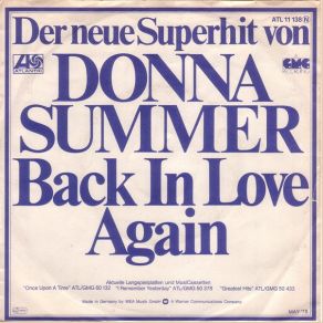 Download track Back In Love Again Donna Summer