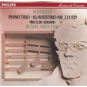 Download track Piano Trio In B Flat Major (-Sonatensatz-), D. 28 Beaux Arts Trio