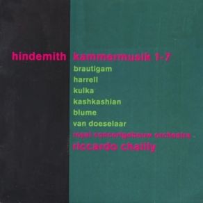 Download track 14. Kammermusik No 7 Op. 46 No. 2 Für Orgel Und Kammerorchester - I. Nicht Zu S... Hindemith Paul