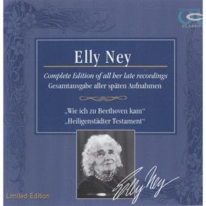 Download track 01. Mendelssohn - Lieder Ohne Worte - Op. 62 Nr. 3 Elly Ney