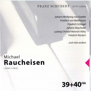 Download track Der König In Thule, D 367, Op. 5 Nr. 5 (Johann Wolfgang Von Goethe) Michael Raucheisen