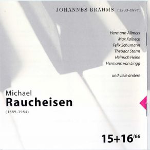 Download track Kein Haus, Keine Heimat, Op. 94 Nr. 5 (Friedrich Halm) Michael Raucheisen