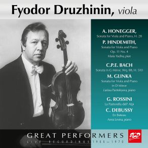 Download track Viola Sonata In D Minor (Completed By V. Borisovsky): II. Larghetto Ma Non Troppo Yudina Maria, Fyodor Druzhinin, Anna Levina, Larissa Panteleyev