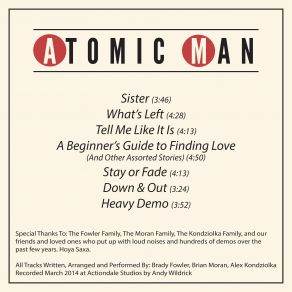Download track What's Left Atomic Man