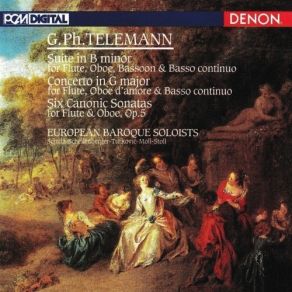 Download track 16. Kanonische Sonate Für Flöte Und Oboe Nr. 3 D-Dur Op. 5 - 2. Larghetto Georg Philipp Telemann