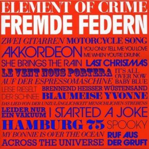 Download track Leider Nur Ein Vakuum Element Of Crime