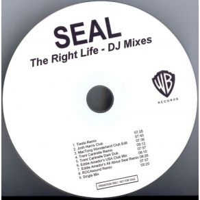 Download track The Right Life (Eddie Amadors All About Seal Remix) Seal