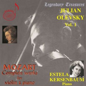 Download track Violin Sonata No. 11 In E-Flat Major, Op. 4 No. 1, K. 26: II. Adagio Poco Andante Estela Kersenbaum