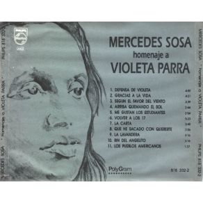 Download track Rin Del Angelito Mercedes Sosa
