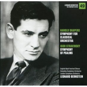 Download track Shapero Classical Sym II Adagietto Columbia Symphony Orchestra, Leonard Bernstein, London Symphony Orchestra And Chorus