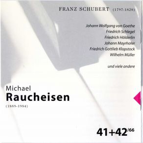 Download track Pax Vobiscum, D 551 (Franz Von Schober) Michael Raucheisen