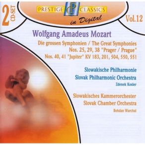 Download track Mozart - Slovak Philharmonic Orchestra - Symphony 25 In G Minor KV 183 - Andante Mozart, Joannes Chrysostomus Wolfgang Theophilus (Amadeus)