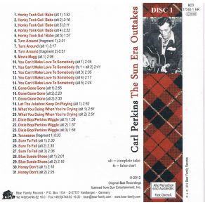 Download track Dixie Bop / Perkins Wiggle (Alt. 2) Carl Perkins